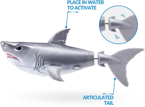 Zuru Roboterhai Spielzeug - Robo Alive interaktiver Fisch-2