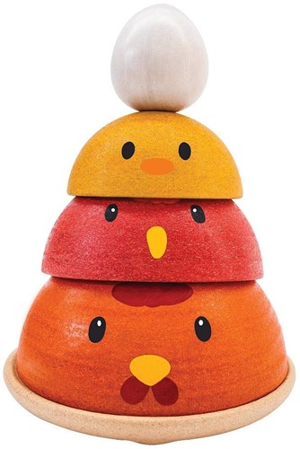 PlanToys Holzspielzeug Hühner-Nestbau