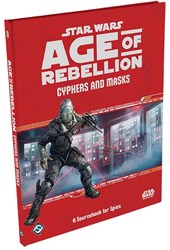 Asmodee Star Wars RPG Buch Age of Rebellion Cyphers and Masks Englisch