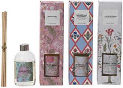 Decoris Duftstäbchen Glas 100ml blumiger Raumduft Diffusor Geschenk