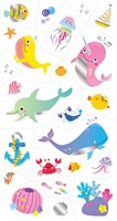 Avenir Tattoo Sticker Meerestiere - temporäre Kindertattoos bunt-2