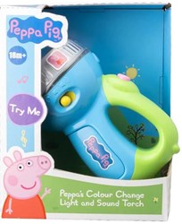 HTI Peppa Taschenlampe Spielzeug Peppa Pig Farbwechsel Licht