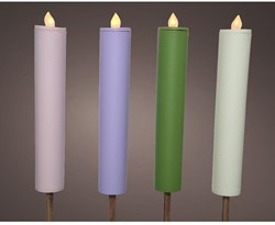 HH - Lumineo Solar Garten Fackel Kunststoff 90cm warmweißes Licht