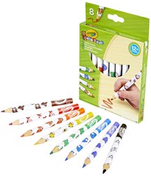 Crayola Buntstifte - Mini Kids dicke Buntstifte 8 Stück