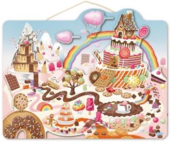 Speedy Monkey - Magnetisches Puzzle (Süßigkeiten) - 48 St. 5+ - 42x33x1cm