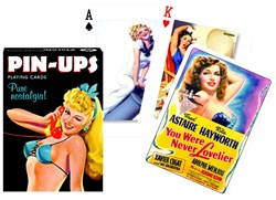 Piatnik Spielkarten Pin-Ups - Pokerformat - Retro Kartenspiel