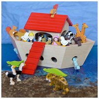 Goki Holz Arche Noah Spielset - 35-teilig - pädagogisch-2