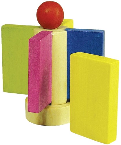 Goki Holz Domino Spielset - Domino Rally - 247-teiliges Spielzeug-2