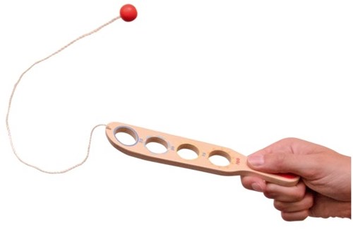 Goki Fangspiel Holzspielzeug - Ball fangen Spiel-2