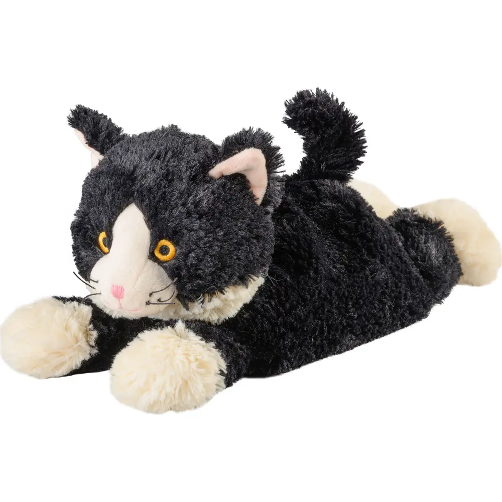 Warmies Mikrowellen-Kuscheltier Katze liegend Lavendel Wärmekissen