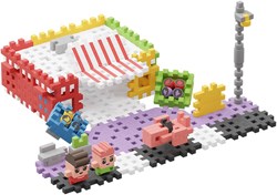 Marioinex Bauset Mini Waffle Shop 148 Stück - kreatives Spielzeug
