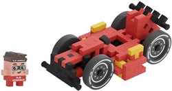 Marioinex Bauspielzeug Mini Waffle Cars Rennwagen James Auto