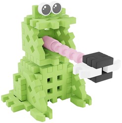 Marioinex Bauset Mini Waffle Pocket Pets Frog - buntes Spielzeug