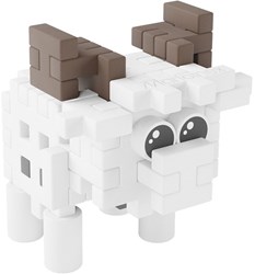 Marioinex Bauset Mini Waffle Pocket Pets Ziege - buntes Konstruktionsspielzeug