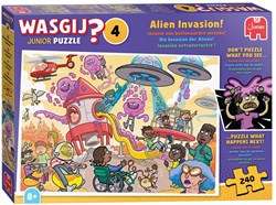 Jumbo Puzzle Wasgij Junior 4 Alien Invasion! 240 Teile Cartoon