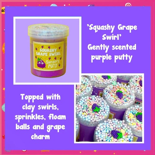 Slime Party Squashy Grape Swirl-3