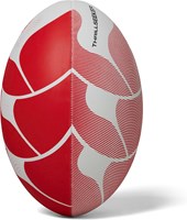 Canterbury Rugbyball Thrillseeker weiß rot Größe 5 Trainingsball-2