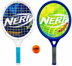 Nerf Tennis Set Driveway - Jumbo Schläger und Schaumstoffball für Kinder