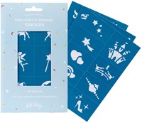 Oh Flossy Accessoires Schmink- und Make-up-Schablonen für Kinder