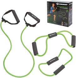 Schildkröt Expander Set Fitnessbänder mit Griffen für Krafttraining