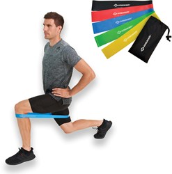 Schildkröt Fitness Mini Widerstandsbänder Set 5 Stück Latex Training