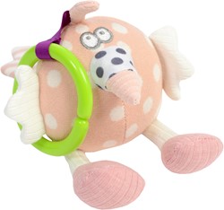 Dolce Toys Babyspielzeug Primo Papagei Penelope - 19 cm - Mutterschaft Geschenk Mädchen / Junge - 0 Jahre / 6 Monate