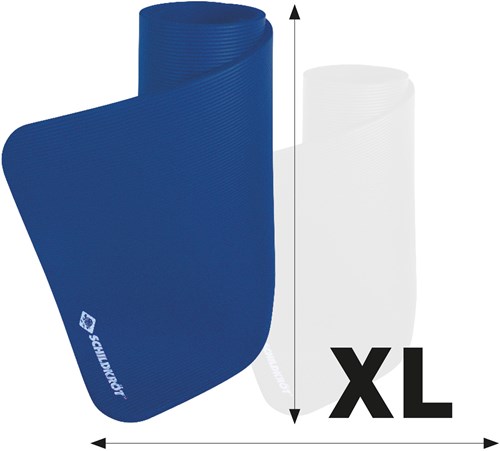 Schildkröt Fitnessmatte XL blau - extra dick und komfortabel 195x80cm-2