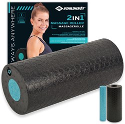 Schildkröt Massage Roller 2in1 Schaumstoffrolle für Muskelregeneration und Mobilität