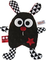 Mom's Care Baby Schmusetuch Stern schwarz - sensorisches Spielzeug