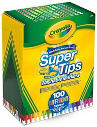 Crayola Filzstifte Supertips auswaschbar 100 Stück Malspaß