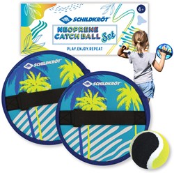 Schildkröt Neopren Klettball Set - Fangspiel für Kinder und Erwachsene