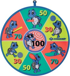 Schildkröt Soft Dart Spielset mit Klettscheibe und Bällen