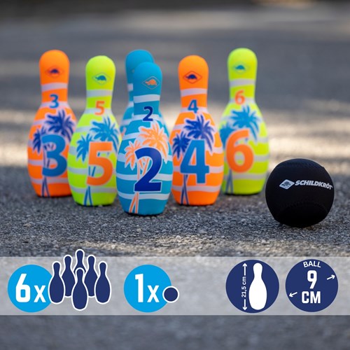 Schildkröt Bowling Set Spielzeug - Neopren, bunt und wasserfest-2