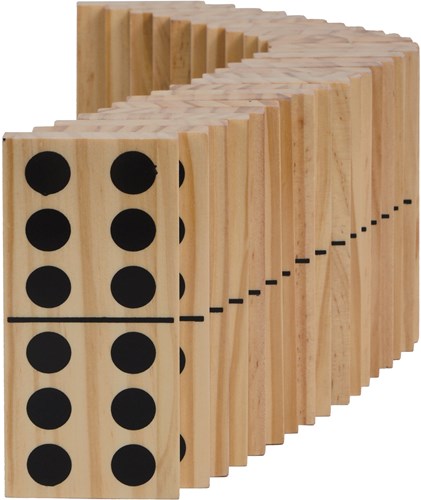 Schildkröt Domino Holzspiel FSC - klassisches Gesellschaftsspiel für Kinder-2
