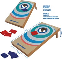 Schildkröt Cornhole Spiel FSC Holz Outdoor Gesellschaftsspiel-2