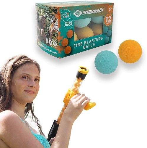 Schildkröt Fire Blaster Ersatz-Schaumbälle 12 Stück Spielzeug