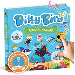 Ditty Bird Geräuschebuch Tierlieder interaktives Musikbuch Spielzeug