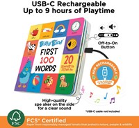Engels: Geluidenboek 4: Ditty Bird - First 100 Words. USB-C-2