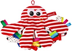 Mom's Care Babyspielzeug Oktopus Kuscheltier mit Knistergeräusch und Clip