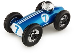 Playforever Rennwagen Bonnie Joules - blaues Spielzeugauto Dekoration