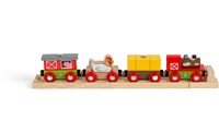 BigJigs Holzeisenbahn Farmyard - Bauernhof Spielzeug Zugset-2