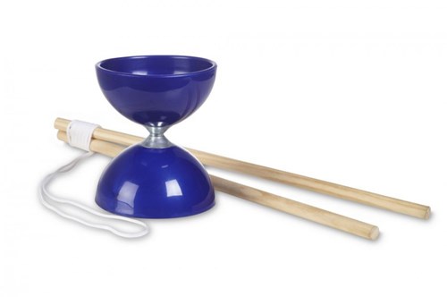 BS Toys Diabolo - Outdoor Jonglier Spielzeug Kinder - Blau - Zirkus-2