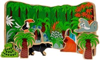 Lanka Kade Holzspielzeug Jurassic Toy World Dinosaurier Spielset-2