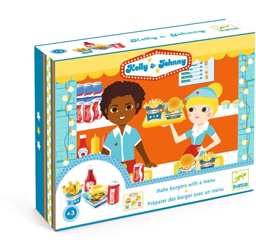 Djeco JEUX D'IMITATION - GOURMANDISES Kelly & Johnny - FSC 100%