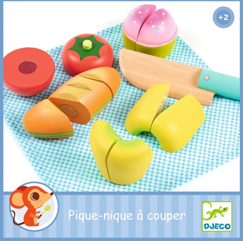 Djeco JEUX D'IMITATION - GOURMANDISES Pique nique à couper - FSC 100%