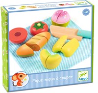 Djeco JEUX D'IMITATION - GOURMANDISES Pique nique à couper - FSC 100%