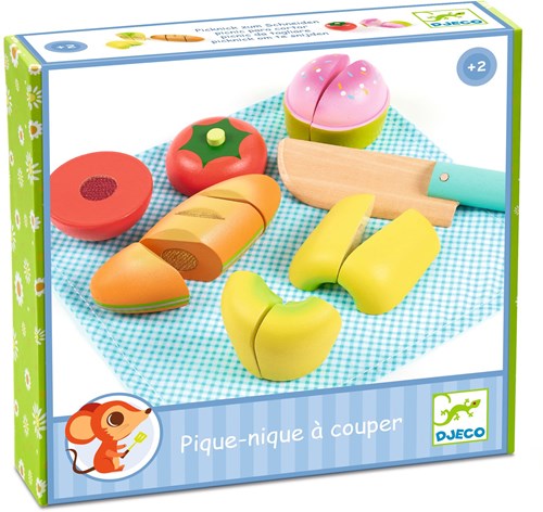 Djeco JEUX D'IMITATION - GOURMANDISES Pique nique à couper - FSC 100%