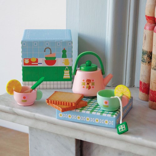 Djeco JEUX D'IMITATION - GOURMANDISES P'TI SET  Tea - FSC 100%