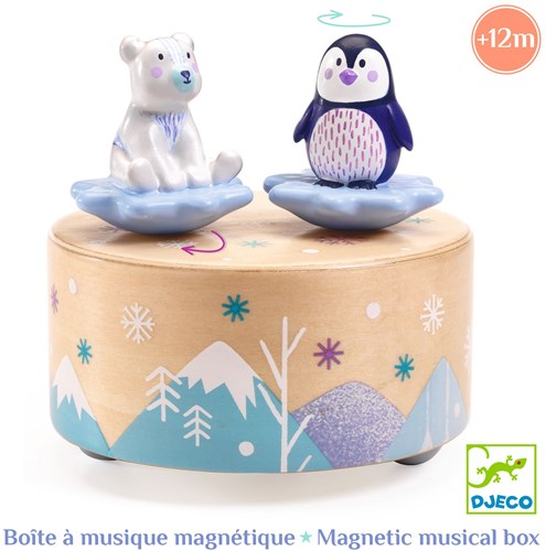 Djeco LITTLE BIG ROOM - BOÎTES A MUSIQUE Ice park melody - FSC 100%