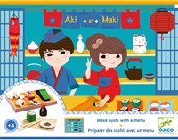 Djeco JEUX D'IMITATION - GOURMANDISES Aki & Maki - FSC 100%